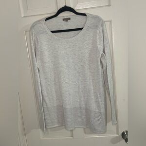 Lilla P Light Gray Knit Top